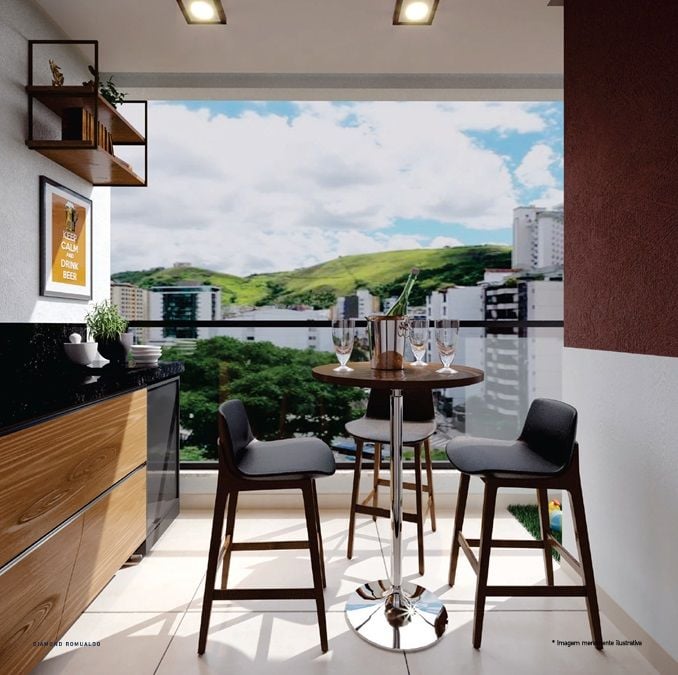 Foto do imóvel: Apartamento com 2 Quartos à Venda, 54 m² em Granbery - Juiz de Fora