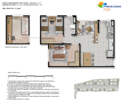 Foto do imóvel: Apartamento com 2 Quartos à Venda, 42 m²em Vila Ouro Preto - Duque de Caxias