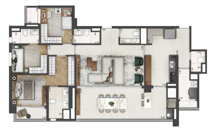 Imagem Apartamento com 3 Quartos à Venda, 145 m²em Vila Mariana - São Paulo