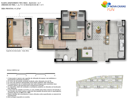 Foto do imóvel: Apartamento com 2 Quartos à Venda, 42 m²em Vila Ouro Preto - Duque de Caxias