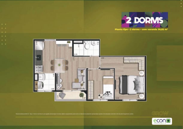 Imagem Apartamento com 2 Quartos à Venda, 37 m² em Jardim Adutora - São Paulo