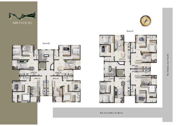Imagem Apartamento com 1 Quarto à Venda, 56 m²em São Vicente - Itajaí