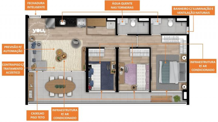 Imagem Apartamento com 3 Quartos à Venda, 83 m² em Sumarezinho - São Paulo