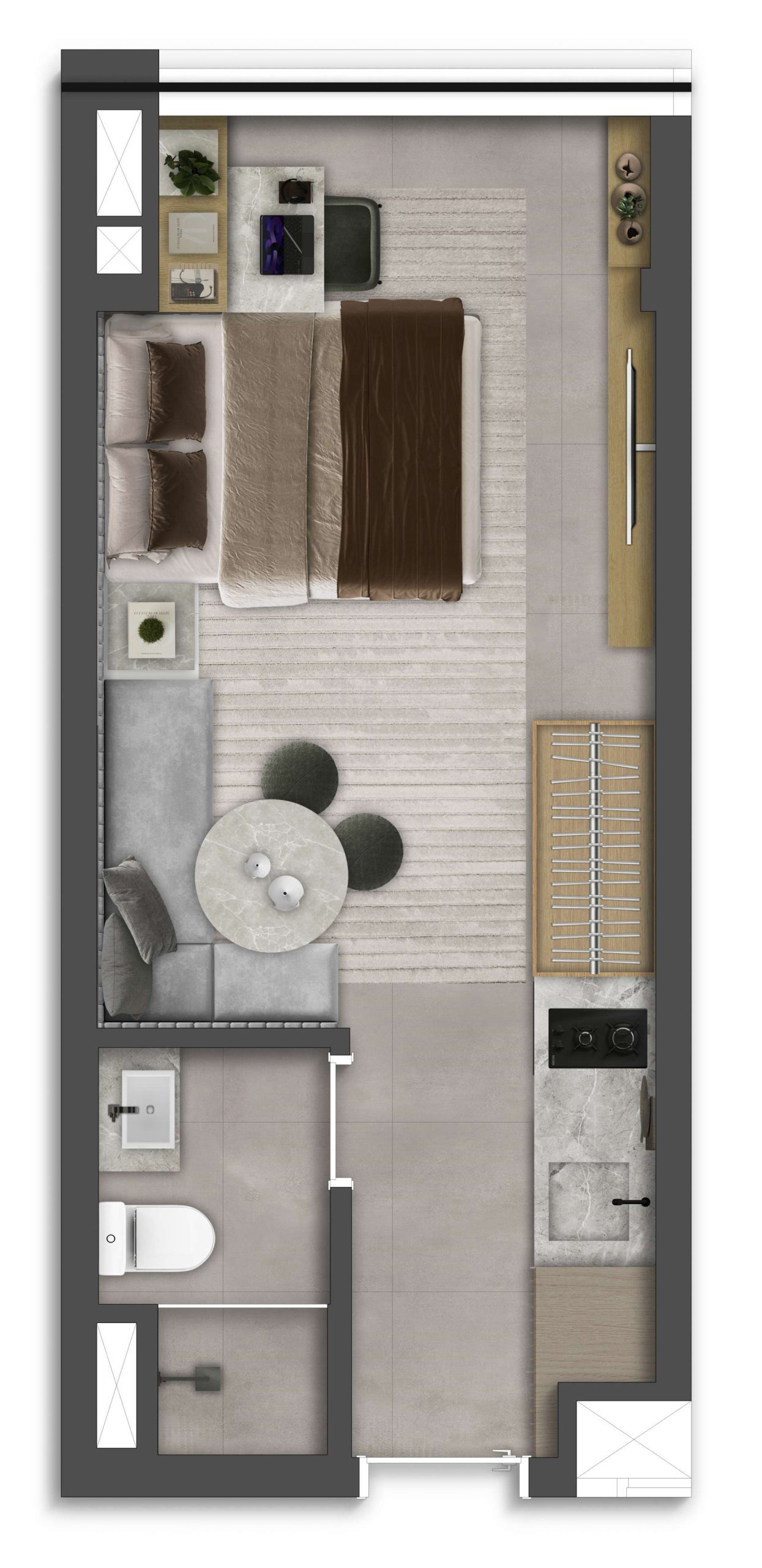 Foto do imóvel: Apartamento com 1 Quarto à Venda, 22 m² em Bela Vista - São Paulo