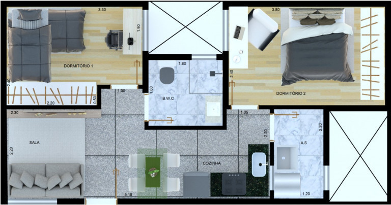 Imagem Apartamento com 2 Quartos à Venda,  em Jardim Norma - São Paulo