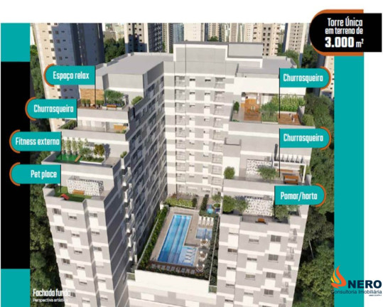 Apartamento com 1 Quarto à Venda, 27 m² em Morumbi - São Paulo