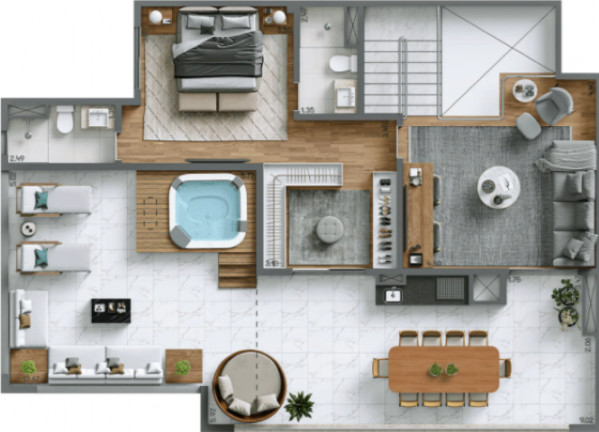 Imagem Apartamento com 2 Quartos à Venda, 72 m² em Alto Do Ipiranga - São Paulo