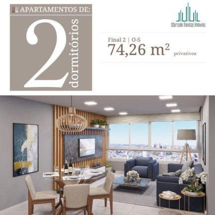 Imagem Apartamento com 2 Quartos à Venda, 74 m² em Universitário - Bento Gonçalves