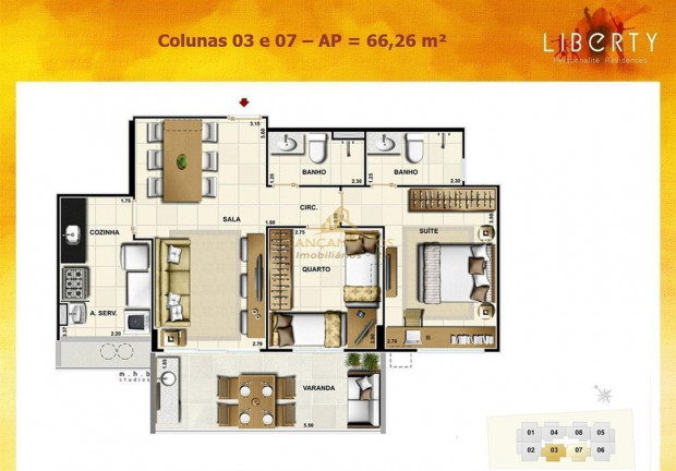 Apartamento com 3 Quartos à Venda, 79 m² em Cachambi - Rio De Janeiro