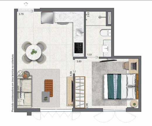 Imagem Apartamento com 2 Quartos à Venda, 59 m² em Leblon - Rio De Janeiro