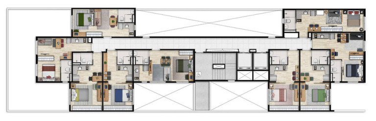 Apartamento com 1 Quarto à Venda, 25 m² em Vila Buarque - São Paulo