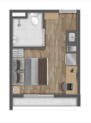 Apartamento com 1 Quarto à Venda, 29 m² em Vila Das Belezas - São Paulo