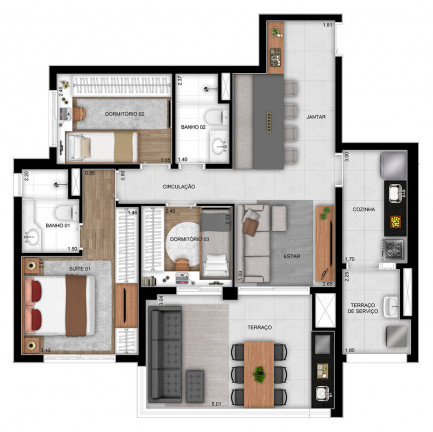 Imagem Apartamento com 3 Quartos à Venda, 92 m² em Freguesia Do ó - São Paulo