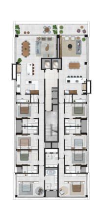 Imagem Apartamento com 4 Quartos à Venda, 233 m² em Centro - Torres