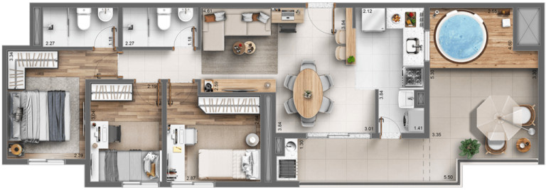 Imagem Apartamento com 2 Quartos à Venda, 45 m² em Freguesia Do ó - São Paulo