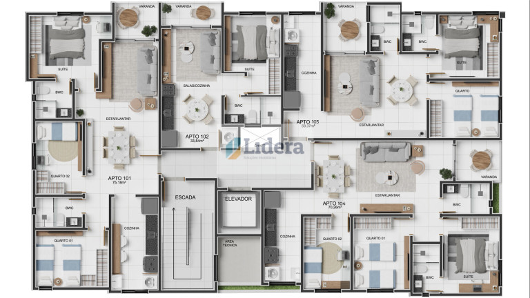 Apartamento à Venda, 33 m² em Intermares - Cabedelo