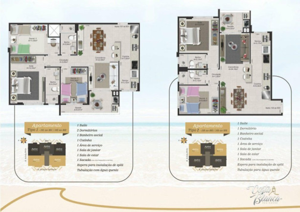 Imagem Apartamento com 2 Quartos à Venda, 84 m² em Mar Grosso - Laguna