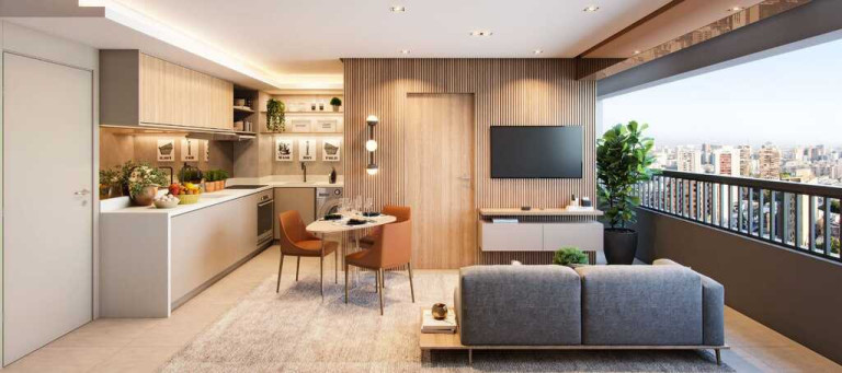 Apartamento com 2 Quartos à Venda, 44 m² em Bela Vista - São Paulo