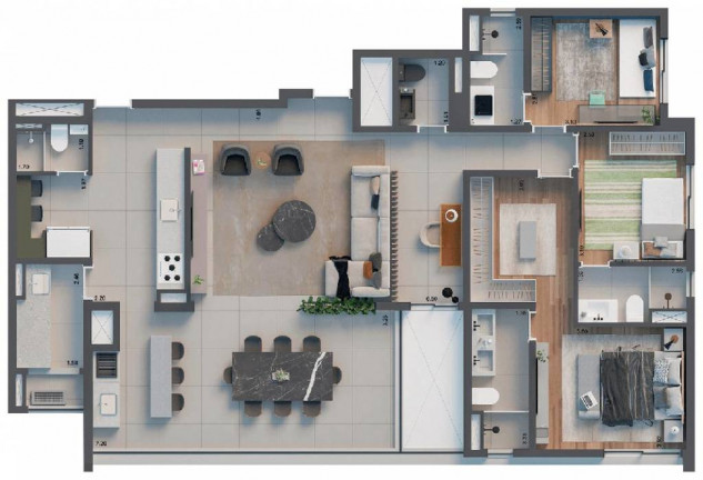 Imagem Apartamento com 4 Quartos à Venda, 147 m² em Vila Clementino - São Paulo