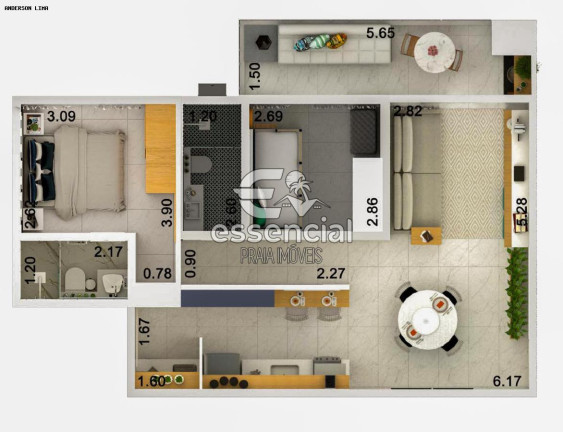 Imagem Apartamento com 2 Quartos à Venda, 68 m² em Praia Do Tenório - Ubatuba