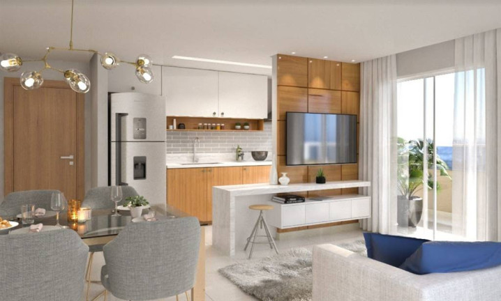 Imagem Apartamento com 1 Quarto à Venda, 41 m² em Guilhermina - Praia Grande