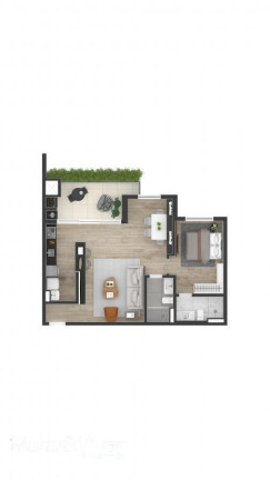 Imagem Apartamento com 2 Quartos à Venda, 73 m² em Centro - Curitiba