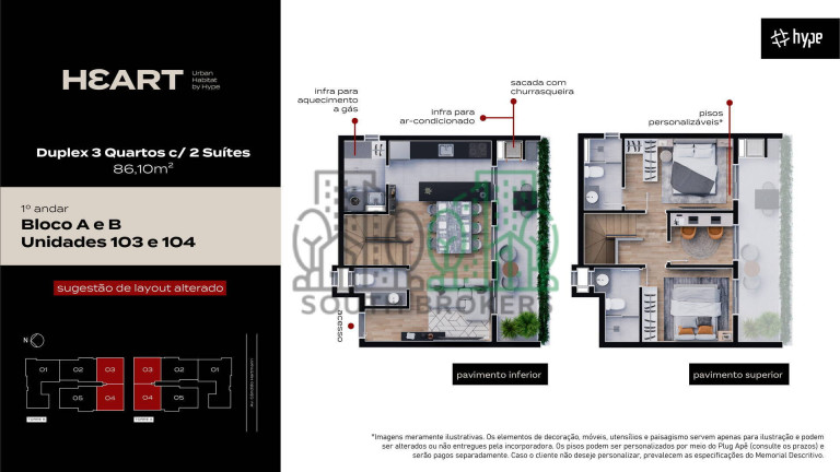 Imagem Apartamento com 3 Quartos à Venda, 57 m² em Santa Felicidade - Curitiba