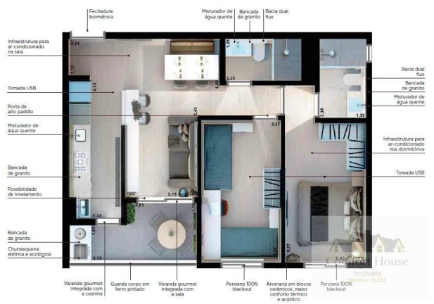 Imagem Apartamento com 2 Quartos à Venda, 66 m² em Santa Paula - São Caetano Do Sul