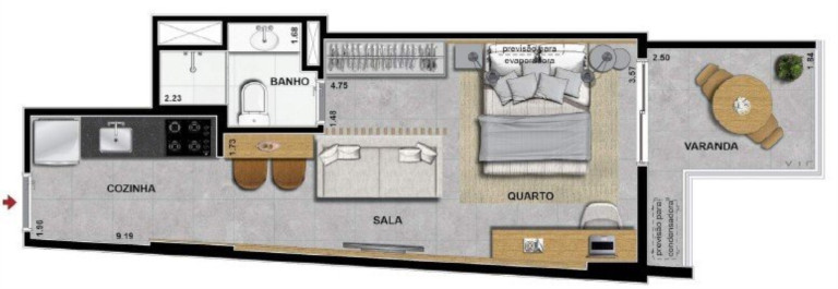 Imagem Imóvel com 1 Quarto à Venda, 71 m² em Flamengo - Rio De Janeiro