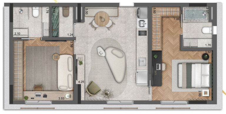 Imagem Apartamento com 1 Quarto à Venda, 60 m² em Jardim Paulista - São Paulo