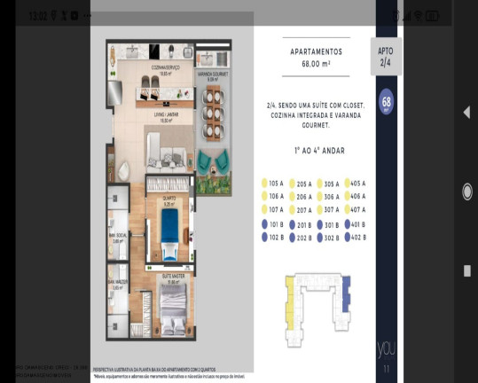 Imagem Apartamento com 2 Quartos à Venda, 68 m² em Vilas Do Atlântico - Lauro De Freitas