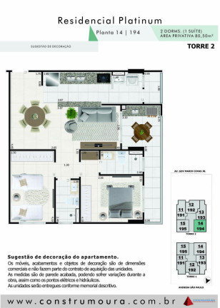 Imagem Apartamento com 2 Quartos à Venda, 80 m² em Centro - Mongaguá