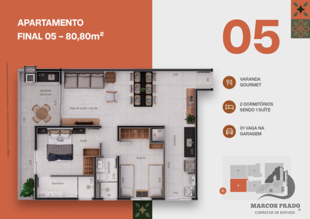 Imagem Apartamento com 2 Quartos à Venda, 81 m² em Tenório - Ubatuba