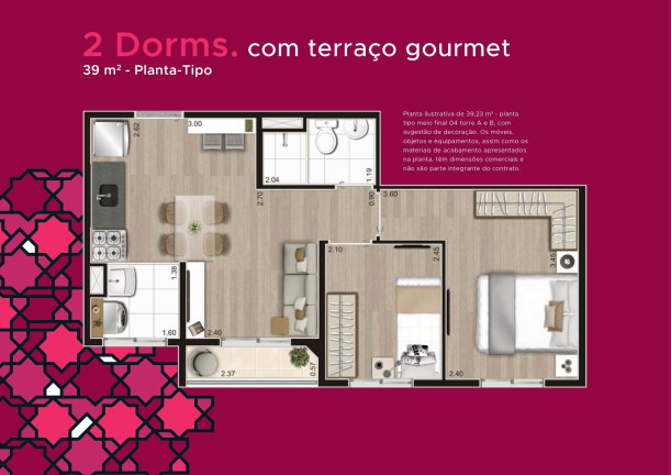 Imagem Apartamento com 2 Quartos à Venda, 37 m²em Jardim Imperador (zona Sul) - São Paulo