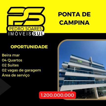 Imagem Apartamento com 4 Quartos à Venda, 165 m² em Ponta De Campina - Cabedelo