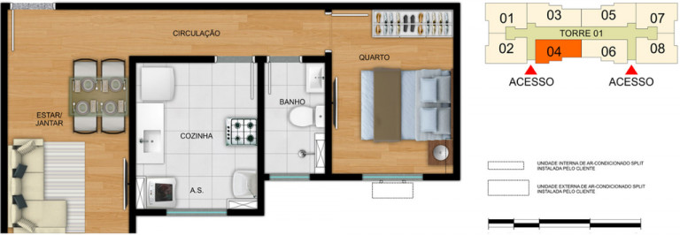 Imagem Apartamento com 2 Quartos à Venda, 43 m² em Itaquera - São Paulo