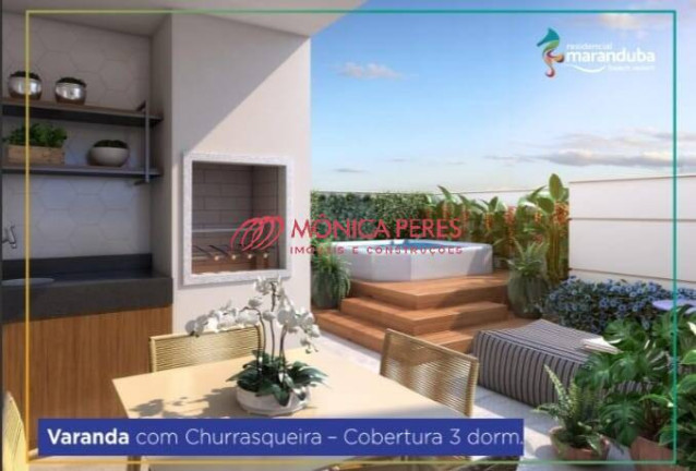 Apartamento com 2 Quartos à Venda, 58 m² em Maranduba - Ubatuba