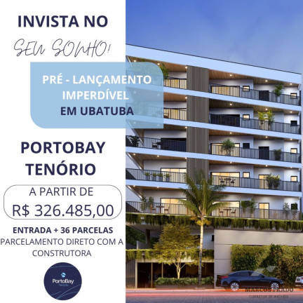 Imagem Apartamento com 1 Quarto à Venda, 40 m² em Tenório - Ubatuba