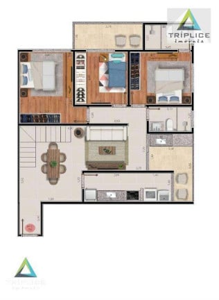 Imagem Apartamento com 2 Quartos à Venda, 73 m² em Bairu - Juiz De Fora