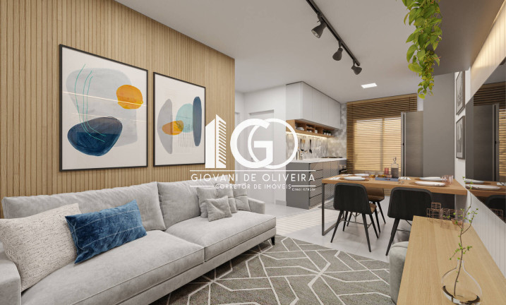 Imagem Apartamento com 2 Quartos à Venda, 45 m² em Ana Maria - Criciúma
