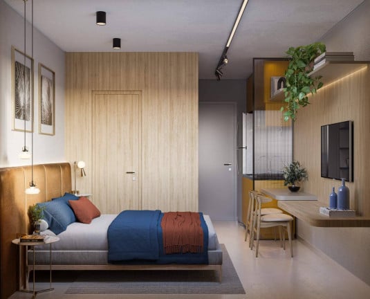 Imagem Apartamento com 2 Quartos à Venda, 28 m² em Tatuapé - São Paulo