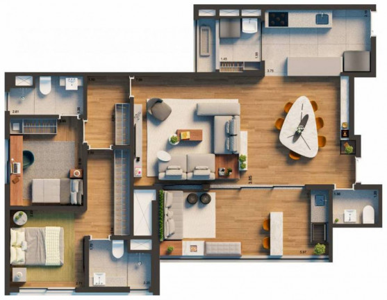 Imagem Apartamento com 4 Quartos à Venda, 147 m² em Vila Clementino - São Paulo