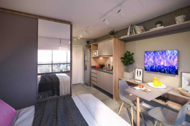 Imagem Apartamento com 1 Quarto à Venda, 19 m² em Rebouças - Curitiba