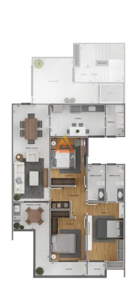 Imagem Apartamento com 3 Quartos à Venda, 105 m²