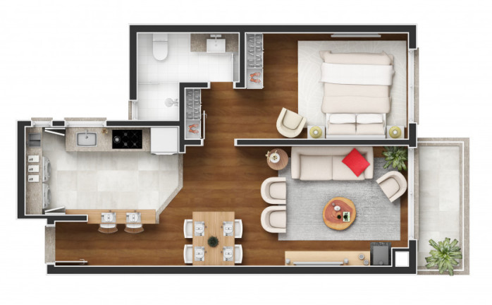 Imagem Apartamento com 2 Quartos à Venda, 75 m² em Centro - Canela