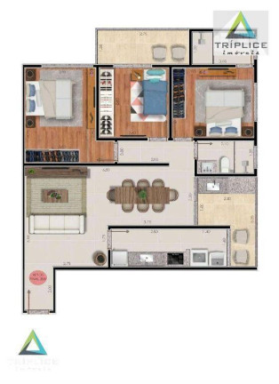 Imagem Apartamento com 2 Quartos à Venda, 73 m² em Bairu - Juiz De Fora