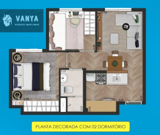 Imagem Apartamento com 2 Quartos à Venda, 35 m² em Cambuci - São Paulo