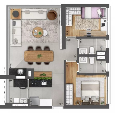 Imagem Apartamento com 2 Quartos à Venda, 125 m² em Perdizes - São Paulo