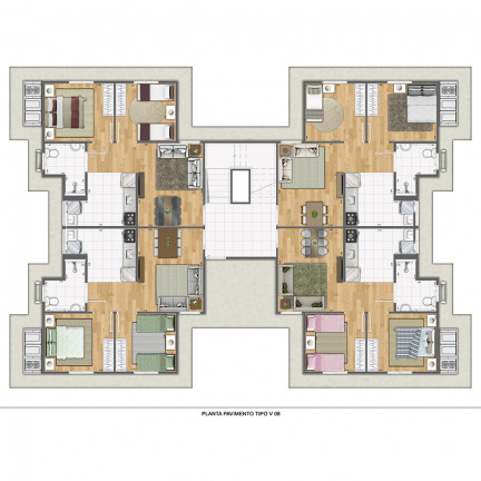 Imagem Apartamento com 2 Quartos à Venda, 51 m² em Jardim Roseira - Campinas