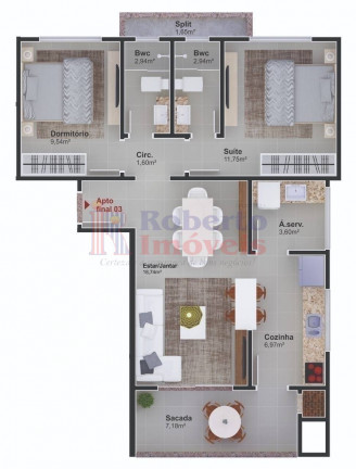 Imagem Apartamento com 2 Quartos à Venda, 85 m² em Paese - Itapoá